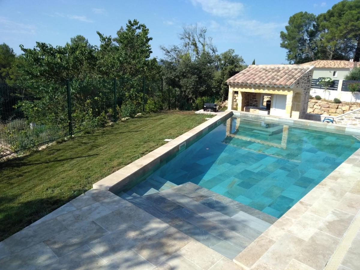 Studio Faillant Lorgues Spa Privatif Avec Superbe Piscine Exterior photo